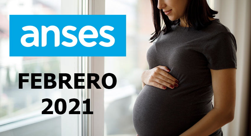 Asignación por embarazo Febrero 2021